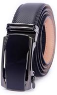 👔 men's uniform accessories: leather ratchet automatic buckle belts logo