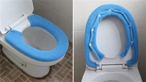 img 1 attached to 🚽 Keep Warm and Cozy with Vimeet Washable Toilet Seat Cover