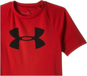 img 2 attached to 👕 Футболка Under Armour Short Sleeve для мальчиков среднего размера: активная одежда для оптимальной производительности и комфорта.