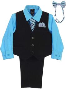 img 3 attached to 👔 Turquoise Boys' Easter Toddler Clothes Picture in Suits & Sport Coats