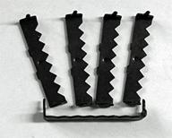 🔩 10-pack of large no-nail sawtooth picture hangers in black plating logo