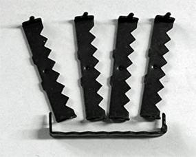 img 4 attached to 🔩 10-Pack of Large No-Nail Sawtooth Picture Hangers in Black Plating
