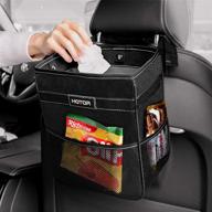 🚗 multifunctional car organizer and trash can - hotor car storage solution with large opening, leakproof design logo