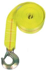 img 2 attached to 🔒 High-Quality Rod Saver Heavy Duty Replacement Winch Strap in Yellow (25 Feet) - Ensuring Superior Strength and Durability