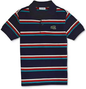 img 1 attached to 👕 Lacoste Little Striped Summer Corrida Boys' Tops, Tees & Shirts: Stylish and Durable Collection