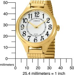 img 1 attached to ⌚ Timex Women's C3C238 Carolyn Gold-Tone Stainless Steel Expansion Band Watch - A Perfect Carriage for Fashionable Women