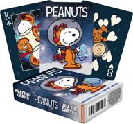 🚀 aquarius officially licensed peanuts snoopy in space playing cards - ideal peanuts deck of cards for popular card games - authentic peanuts merchandise & collectibles логотип