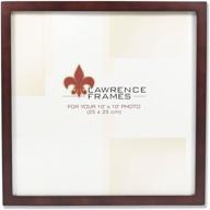 enhance your memories with the elegant 🖼️ lawrence frames 755910 espresso wood picture frame, 10x10-inch логотип