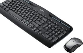 img 3 attached to 💻 Logitech MK335 Wireless Keyboard and Mouse Combo - Black/Silver: Reliable Connectivity and Sleek Design