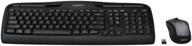 💻 logitech mk335 wireless keyboard and mouse combo - black/silver: reliable connectivity and sleek design логотип