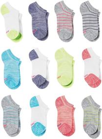 img 4 attached to 🧦 Набор носочков Hanes для девочек «Cool Comfort Super No Show Allover Mesh»: идеальная пропускаемость воздуха для активных девочек