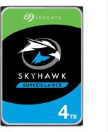 🔍 seagate skyhawk 4tb surveillance hard drive with sata 6gb/s, 64mb cache, 3.5-inch internal disk - frustration free packaging (st4000vx007) логотип