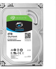 img 3 attached to 🔍 Seagate Skyhawk 4TB Surveillance Hard Drive with SATA 6Gb/s, 64MB Cache, 3.5-Inch Internal Disk - Frustration Free Packaging (ST4000VX007)