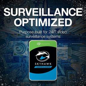 img 2 attached to 🔍 Seagate Skyhawk 4TB Surveillance Hard Drive with SATA 6Gb/s, 64MB Cache, 3.5-Inch Internal Disk - Frustration Free Packaging (ST4000VX007)