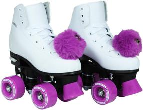 img 1 attached to 👑 Epic Skates Princess Quad Roller Skates: Rule the Rink with Style