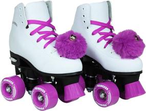 img 2 attached to 👑 Epic Skates Princess Quad Roller Skates: Rule the Rink with Style