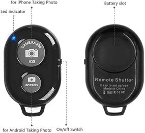 img 2 attached to Пульт дистанционного управления для мобильного телефона AOQIYUE (3 шт.) - беспроводной пульт для камеры на смартфонах и планшетах - совместим с iPhone/Android - в комплекте ремешок на запястье - делайте потрясающие фотографии и видео