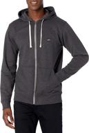 billabong men's classic premium full 🔥 zip fleece sweatshirt hoodie: ultimate comfort and style logo