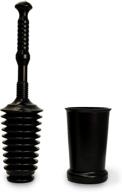 🚽 master plunger mp500-3tb heavy duty toilet plunger kit for effective bathroom unclogging. includes tall bucket & air release valve - black logo
