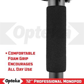 img 3 attached to 📷 Opteka 72-Inch Photo Video Monopod: Ultimate Stability for Digital SLR Cameras and Camcorders