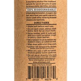 img 3 attached to 🧽 5 oz Otter Wax Suede and Nubuck Cleaner - Versatile Stain Remover and Conditioner with Aloe Vera and Vitamin C - All-Purpose for Delicate Leather - Safe for All Suede and Nubuck Leather