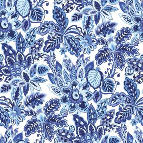 img 1 attached to 🎁 Premium Gift Wrap by Jillson Roberts: 6 Rolls in 16 Azul Paradise Designs