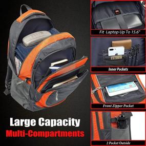 img 3 attached to Durable ProEtrade Backpacks: Ideal for School, College & Laptop Protection