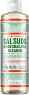 🌲 dr. bronner's - biodegradable sal suds cleaner (16oz) - multifunctional pine floor, laundry, and dish cleaner - concentrated, removes grease and dirt, effective yet gentle on skin логотип