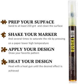 img 3 attached to Pyrography Marker Wood Burning Pen for DIY Wood Painting, Replacing Traditional Wood Burning Iron Tool, Easy and Safe to Use (1 Piece)