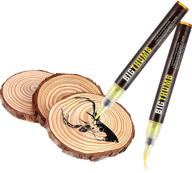 pyrography marker wood burning pen for diy wood painting, replacing traditional wood burning iron tool, easy and safe to use (1 piece) logo