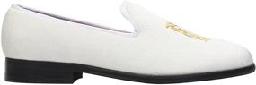 img 3 attached to 👞 ELANROMAN Embroidered Wedding Loafers - Fashionable and Stylish