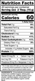 img 1 attached to 🍫 NutriBiotic Certified Organic Rice Protein Chocolate - Low Carb Vegan Powder, Keto-Friendly, GMO-Free, Gluten-Free, Easy to Digest - 22.9 Oz