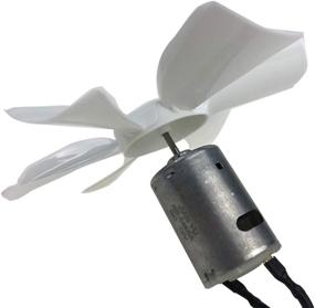 img 1 attached to 🔁 Versatile 6-inch White RV Fan Blade with Replacement Motor - Ideal for Camper, Home, Bathroom, and Mobile Home RV Ventilation