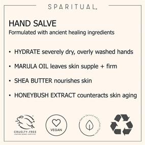 img 1 attached to 🍊 Revitalize and Nourish Your Hands with SPARITUAL Citrus Cardamom Vegan Hand Salve, 1.5oz