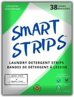 ultra-concentrated eco strips for sensitive skin - smart strips™ unscented laundry detergent sheets (38 loads). hypoallergenic, plastic-free and compostable, eco friendly laundry detergent logo