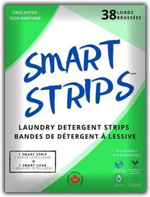 img 4 attached to Ultra-Concentrated Eco Strips for Sensitive Skin - Smart Strips™ Unscented Laundry Detergent Sheets (38 Loads). Hypoallergenic, Plastic-Free and Compostable, Eco Friendly Laundry Detergent