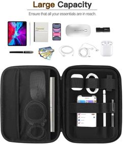 img 1 attached to 📱 MoKo 9-11 Inch Tablet Sleeve Bag - iPad Pro 11, iPad 9th 8th 7th Gen, iPad Air 4, Galaxy Tab A 10.1 - Hard EVA Carrying Portfolio Case