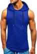 amussiar workout hooded sleeveless fashion logo