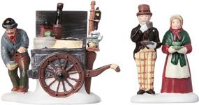 img 3 attached to 🎄 Department 56 Dickens' Village The Coffee Stall Building and Accessory Figurine (Set of 2): Perfect for Christmas Collections