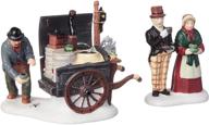 🎄 department 56 dickens' village the coffee stall building and accessory figurine (set of 2): perfect for christmas collections логотип