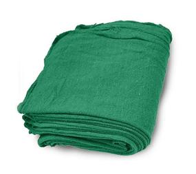 img 2 attached to 🧽 Commercial Grade Pro-Clean Basics Reusable Cleaning Shop Towels, 100% Cotton, Green, 10x12, 5000 Units or 2 Bales