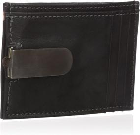 img 1 attached to 💼 Buxton Front Pocket Minimalist Wallet: Streamlined and Stylish Storage Solution