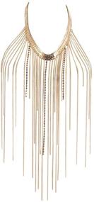 img 4 attached to Novias Choice Tassels Necklace Nightclub Women's Jewelry in Body Jewelry