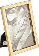 🖼️ modern elegance: lawrence frames galvanized expressions chloe contemporary gold picture frame, 5x7 логотип