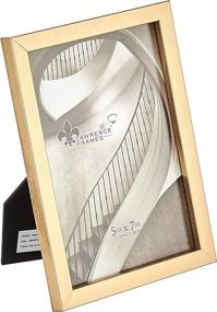 img 3 attached to 🖼️ Modern Elegance: Lawrence Frames Galvanized Expressions Chloe Contemporary Gold Picture Frame, 5x7