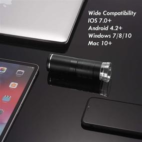 img 1 attached to 🔬 Ankylin Wireless Digital Microscope, 50x-1000x Portable Handheld USB Camera, Mini Pocket Microscope for Kids and Adults, Compatible with iPhone, iPad, Android Phone, Windows, Mac OS