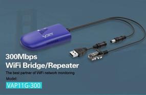 img 3 attached to 🌐 VONETS WiFi Bridge: 2.4GHz Wireless Ethernet Bridge and Signal Repeater for Network Devices - VAP11G-300