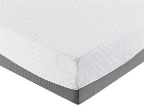 img 1 attached to PrimaSleep 10 Inch Wave Gel Infused Memory Foam 🛏️ Mattress,Gray (Twin): Unmatched Comfort and Support for an Exceptional Sleep Experience