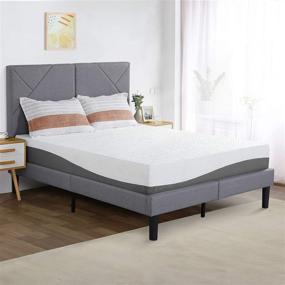 img 4 attached to PrimaSleep 10 Inch Wave Gel Infused Memory Foam 🛏️ Mattress,Gray (Twin): Unmatched Comfort and Support for an Exceptional Sleep Experience