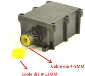 img 2 attached to 🔌 Идеальная водонепроницаемая распределительная коробка для наружных и промышленных электрических установок.